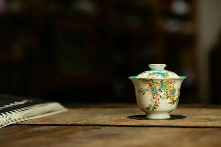 Xiao Kou Chang Kai - Jing De Zhen Porcelain Gaiwan zycschina