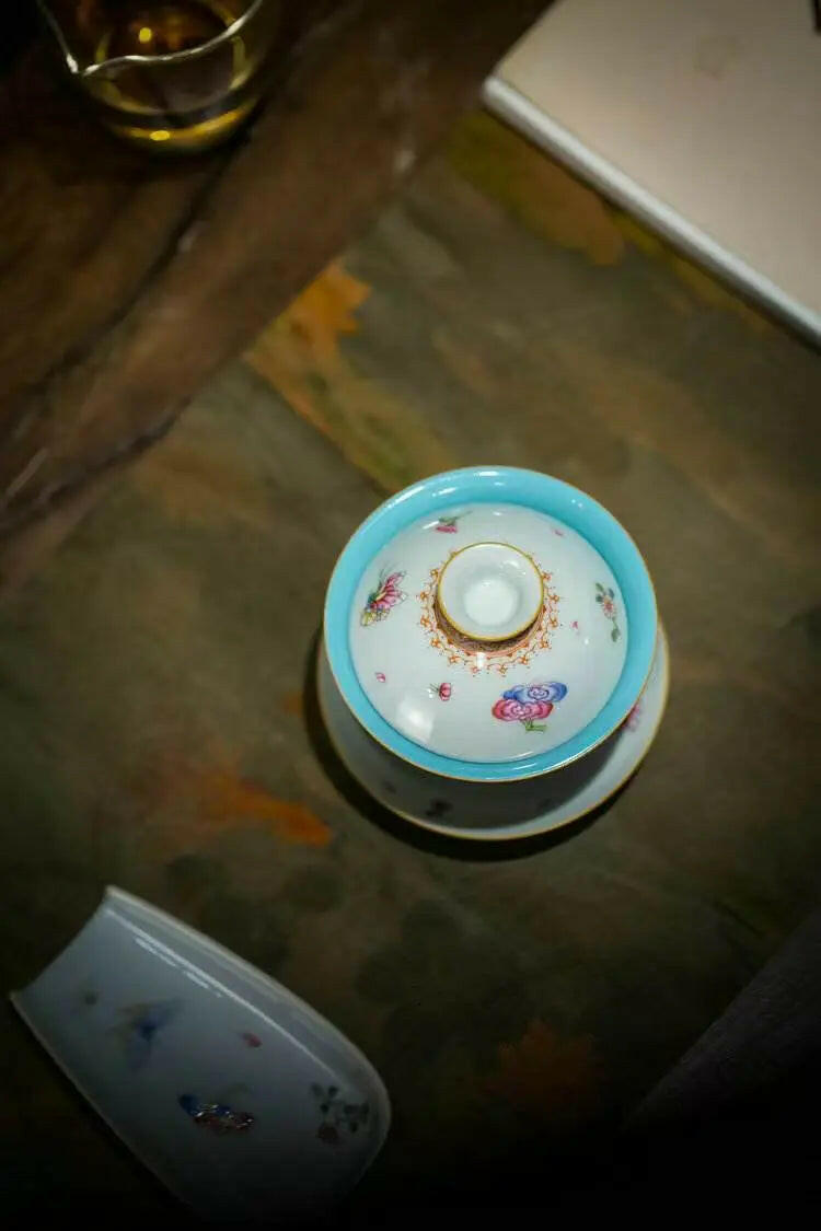 Die Lian Hua - Jing De Zhen Porcelain Gaiwan zycschina