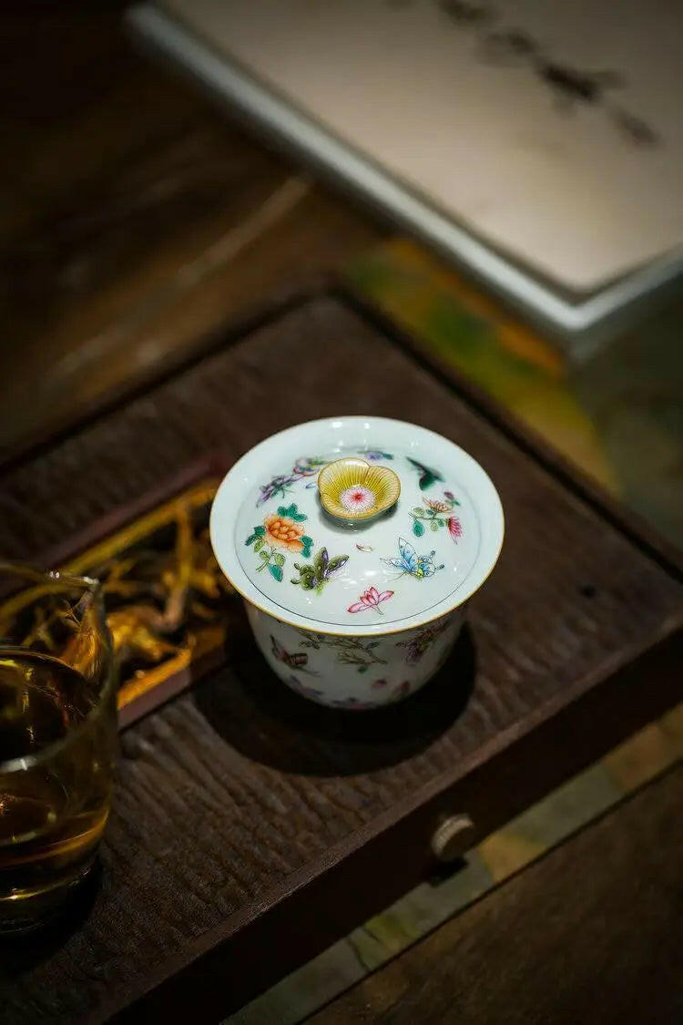 Die Lian Hua - Jing De Zhen Porcelain Gaiwan zycschina