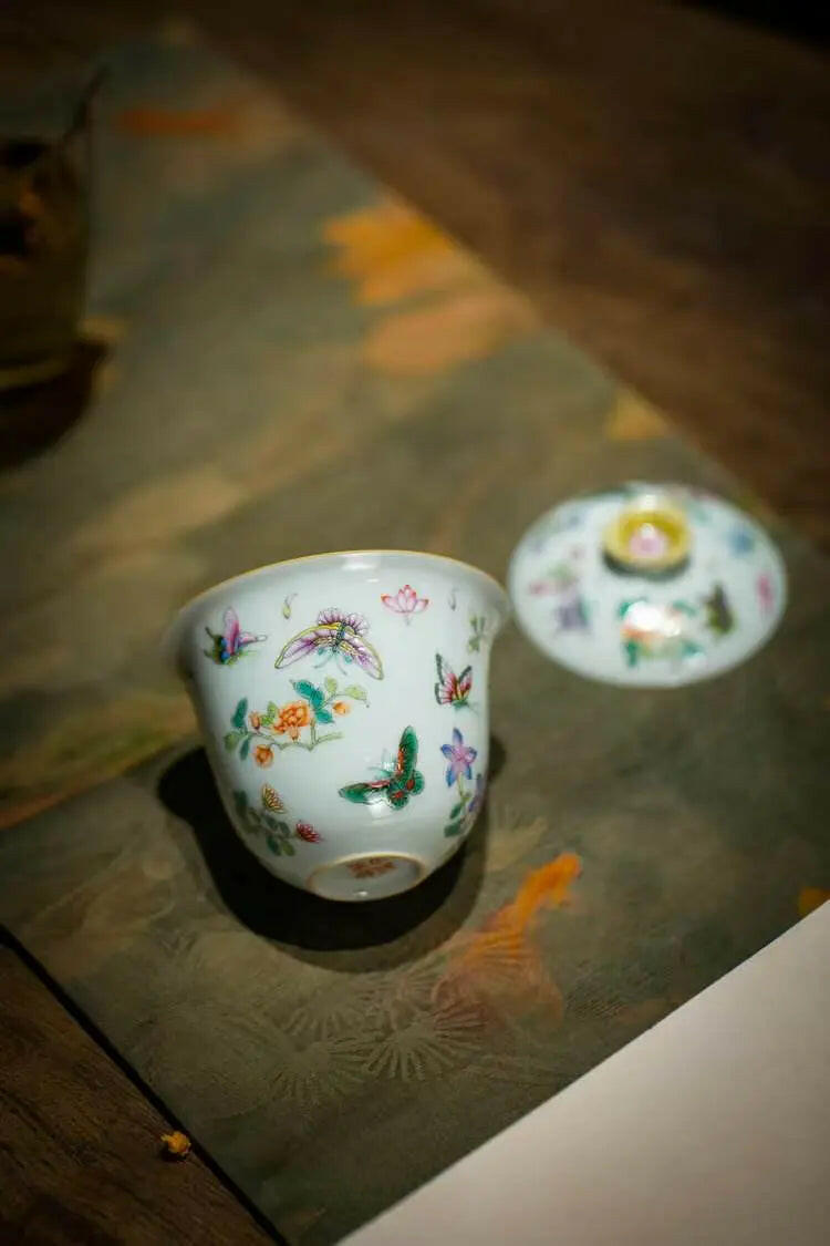 Die Lian Hua - Jing De Zhen Porcelain Gaiwan zycschina