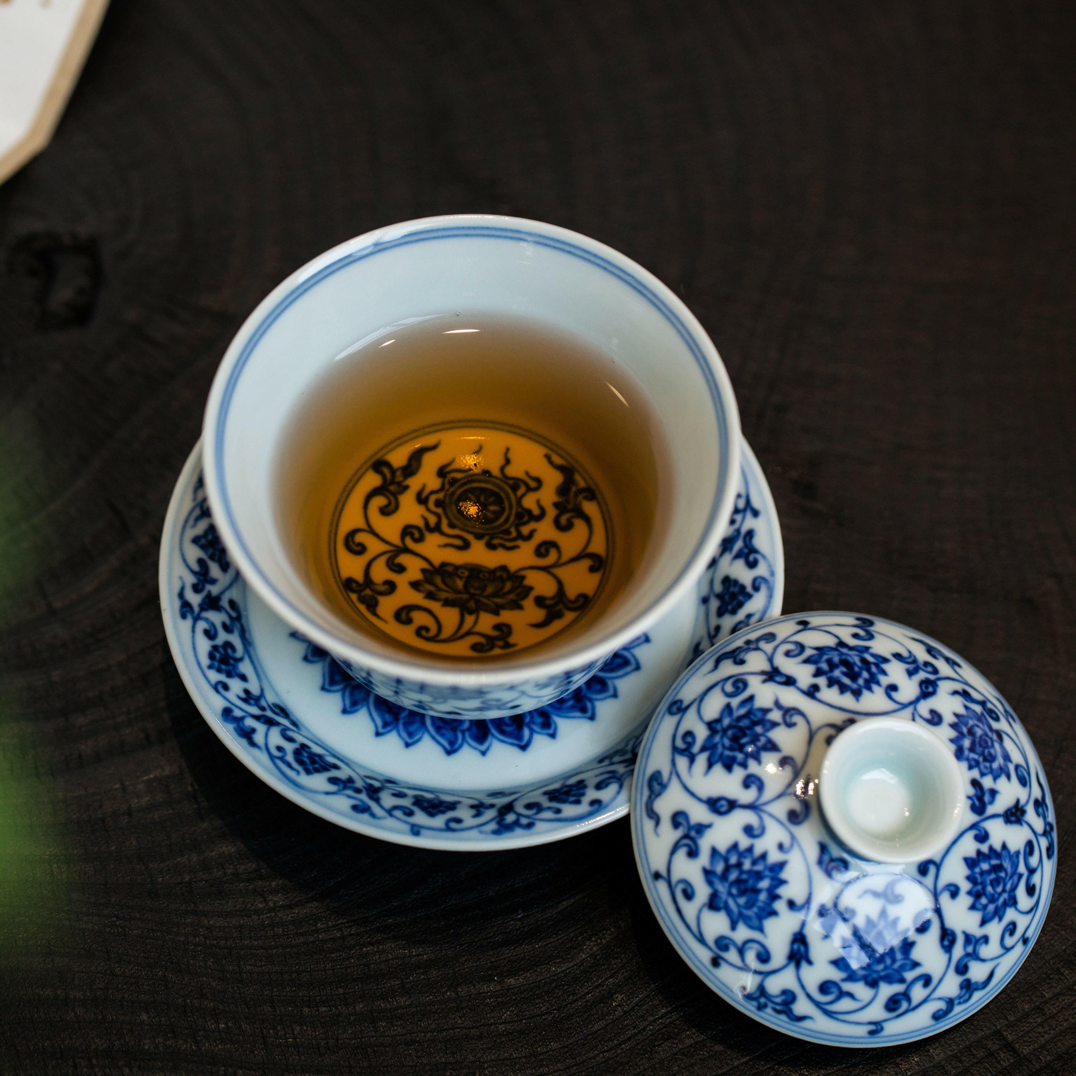 Jing Tai Lian Tuo Ba Bao - Porcelain Gaiwan zycschina