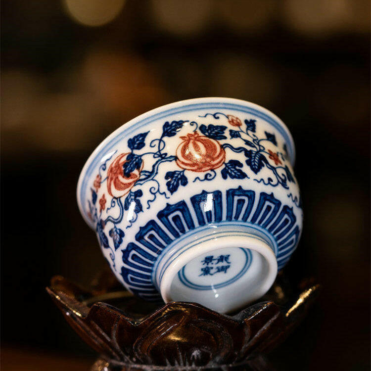 Gua Die Mian Mian - Jing De Zhen Porcelain Teacup zycschina