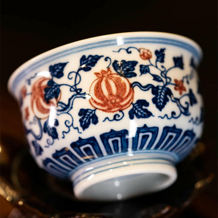 Gua Die Mian Mian - Jing De Zhen Porcelain Teacup zycschina