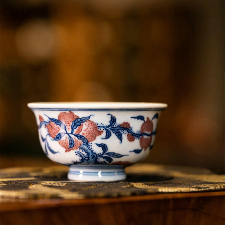 Gua Die Mian Mian - Jing De Zhen Porcelain Teacup zycschina