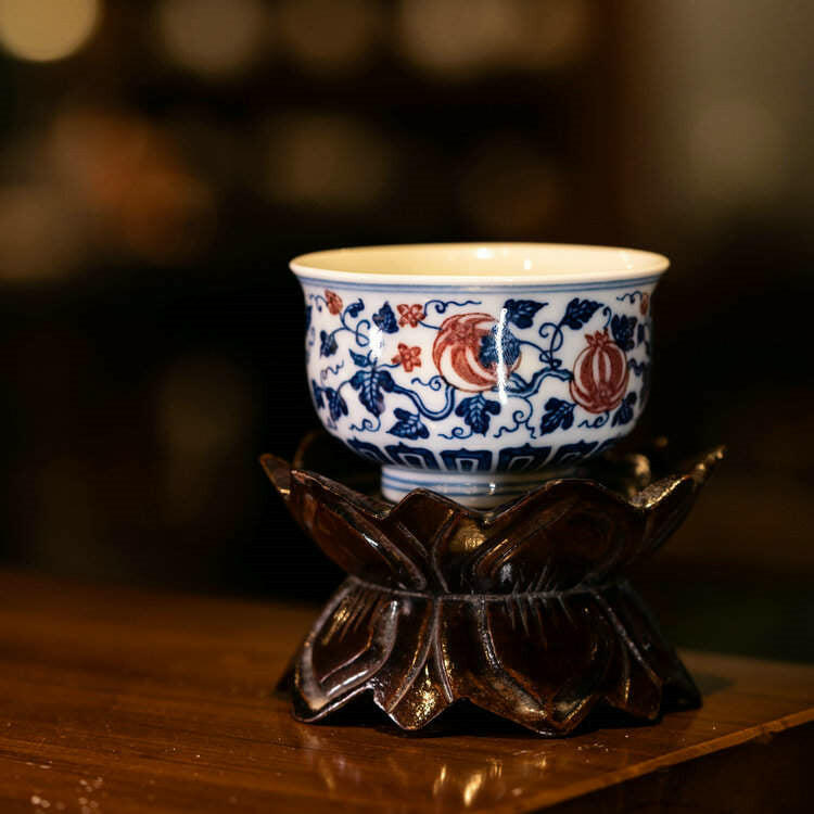 Gua Die Mian Mian - Jing De Zhen Porcelain Teacup zycschina