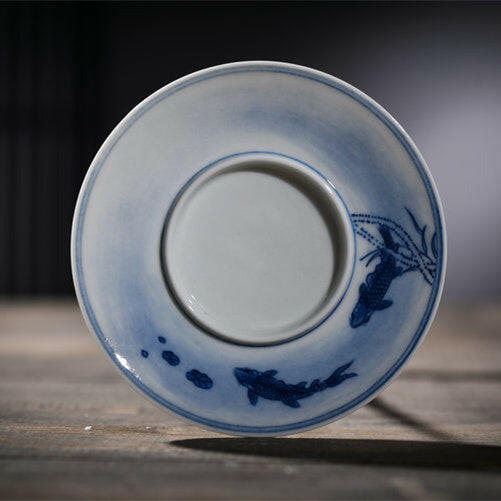 Li Yu He Hua - Jing De Zhen Porcelain Gaiwan zycschina