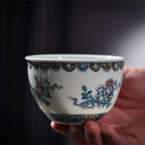 An Ba Xian - Jing De Zhen Porcelain Teacup zycschina