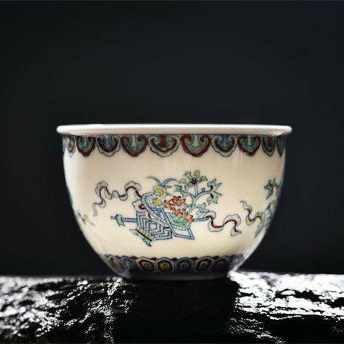 An Ba Xian - Jing De Zhen Porcelain Teacup zycschina