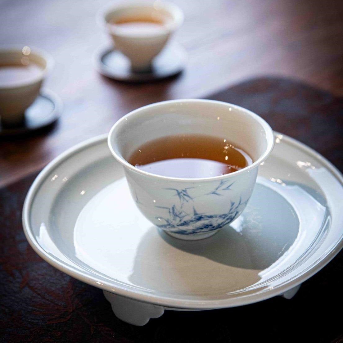 Bai Miao Zhu Wen - Jing De Zhen Porcelain Gaiwan.