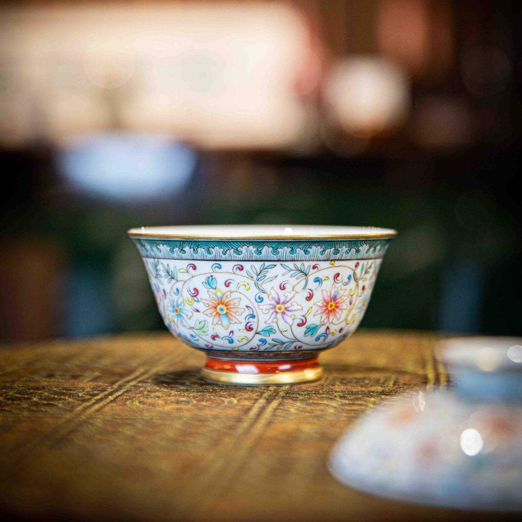 Chan Zhi Lian - Jing De Zhen Porcelain Gaiwan.