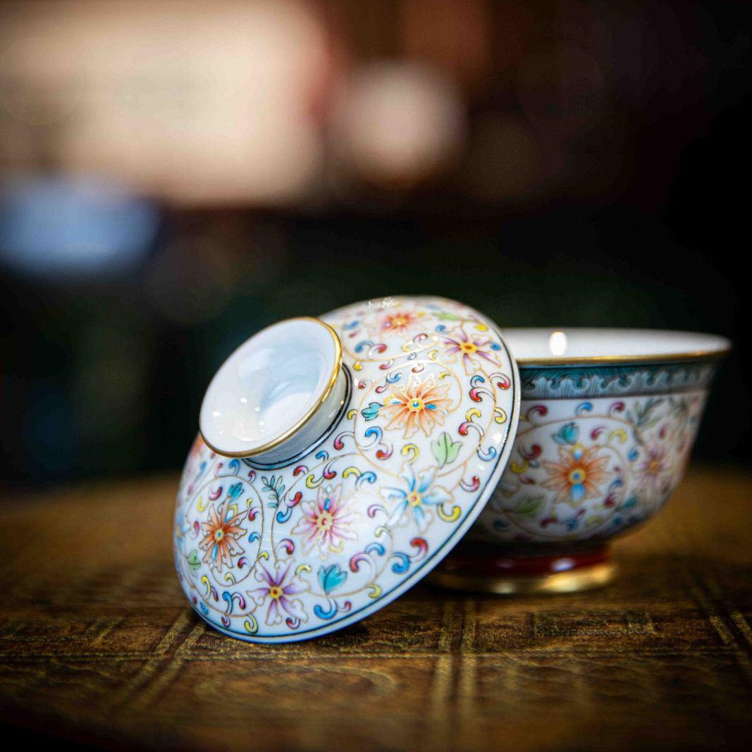 Chan Zhi Lian - Jing De Zhen Porcelain Gaiwan.