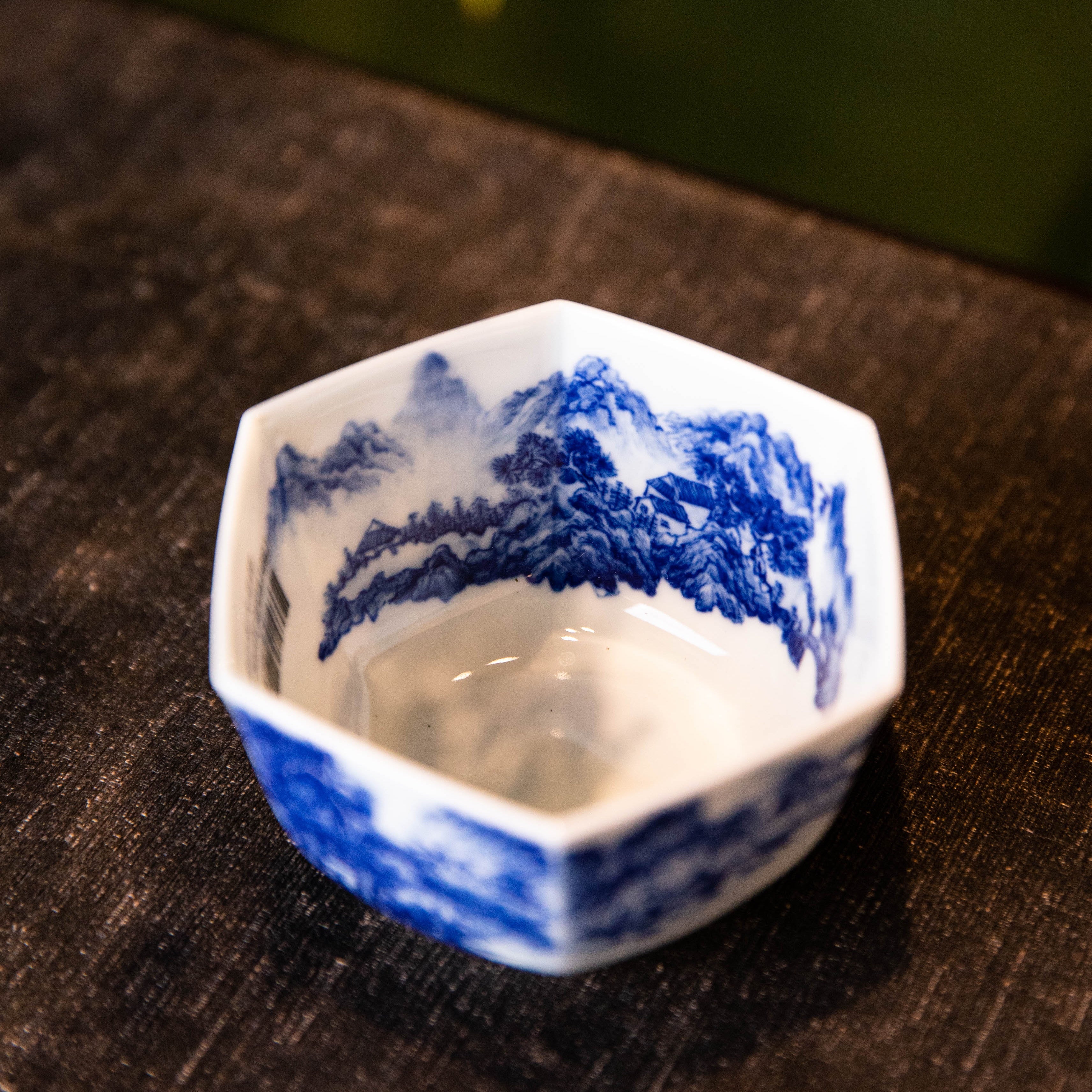 Liu Fang Shan Shui 120cc - Jing De Zhen Porcelain Teacup zycs_China