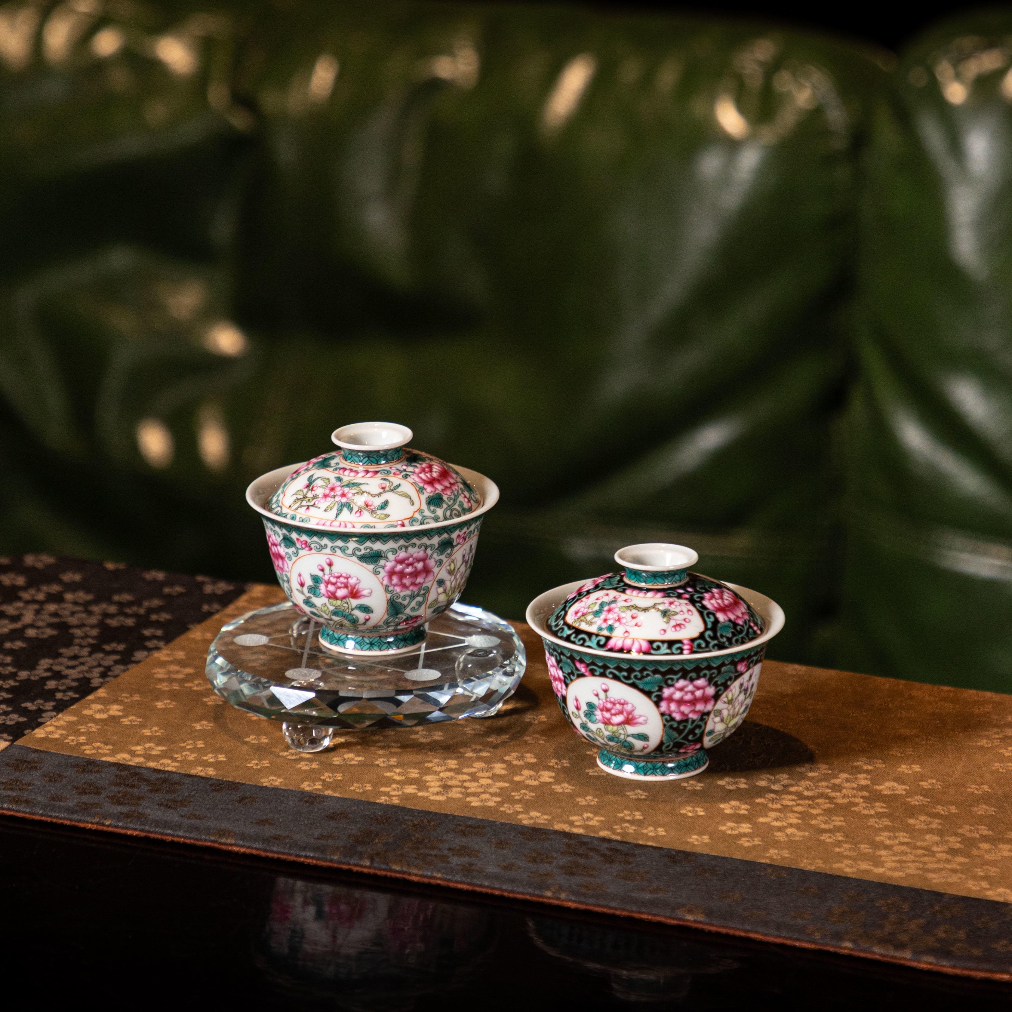 Hua Hui 90cc - Jing De Zhen Porcelain Gaiwan zycschina