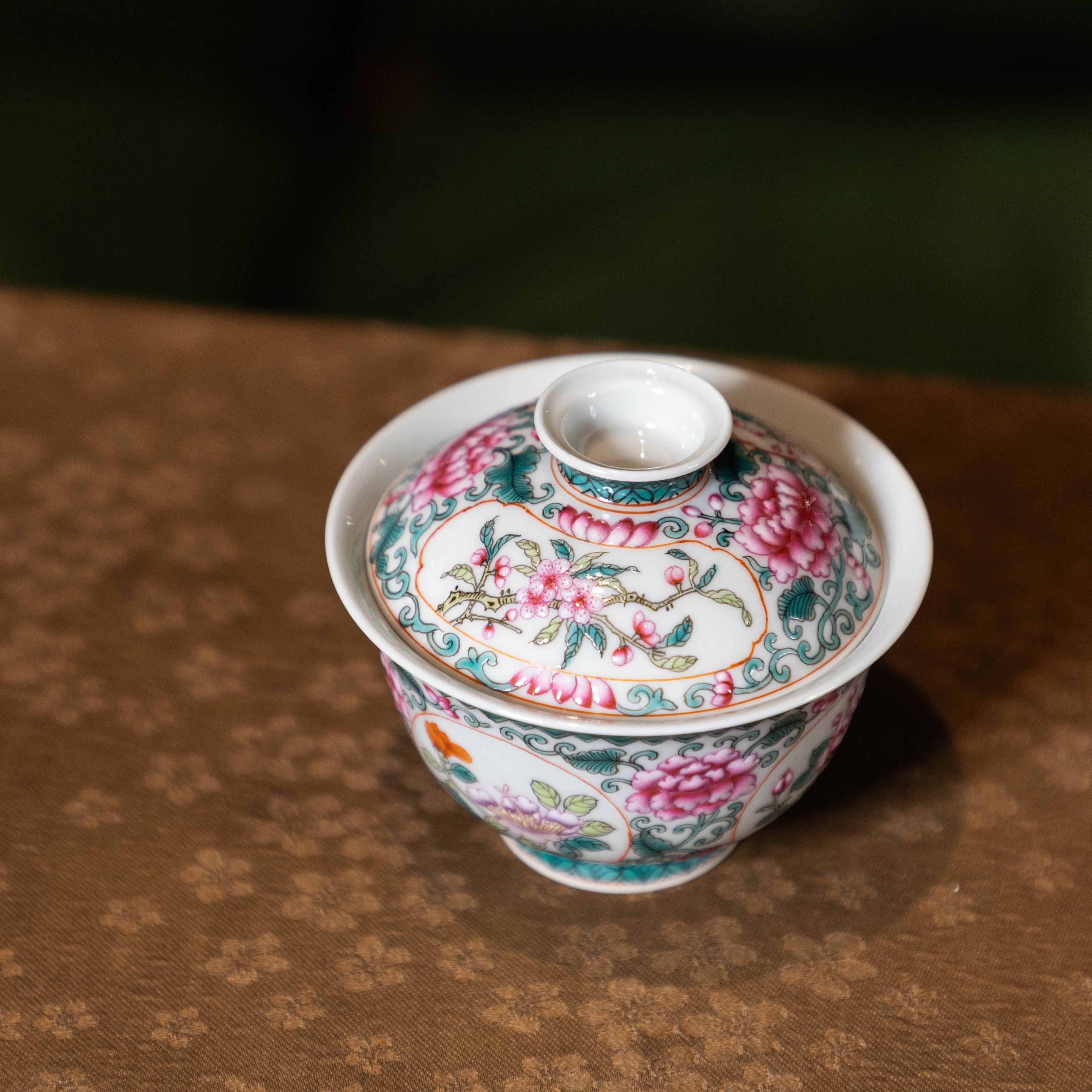 Hua Hui 90cc - Jing De Zhen Porcelain Gaiwan zycschina