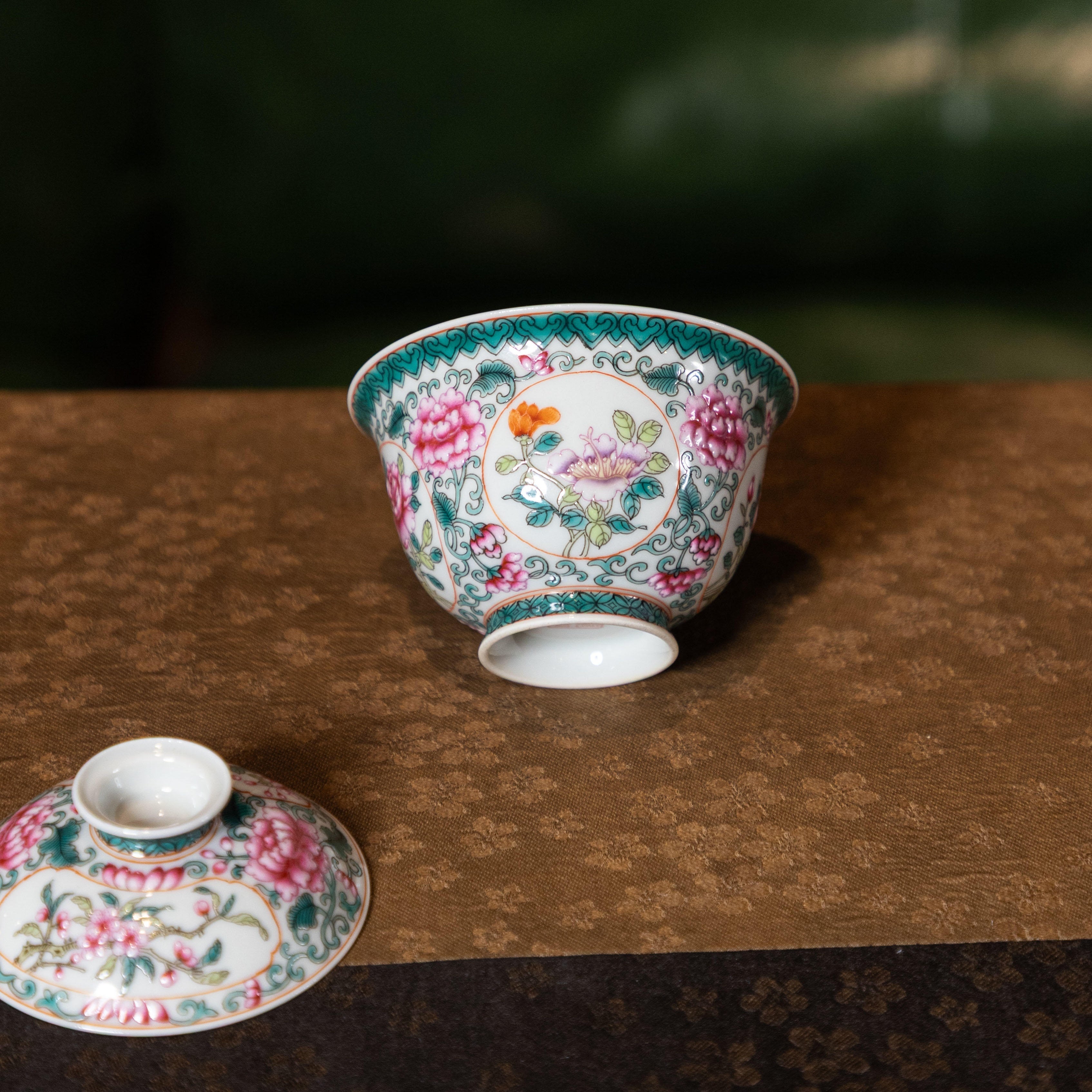 Hua Hui 90cc - Jing De Zhen Porcelain Gaiwan zycschina