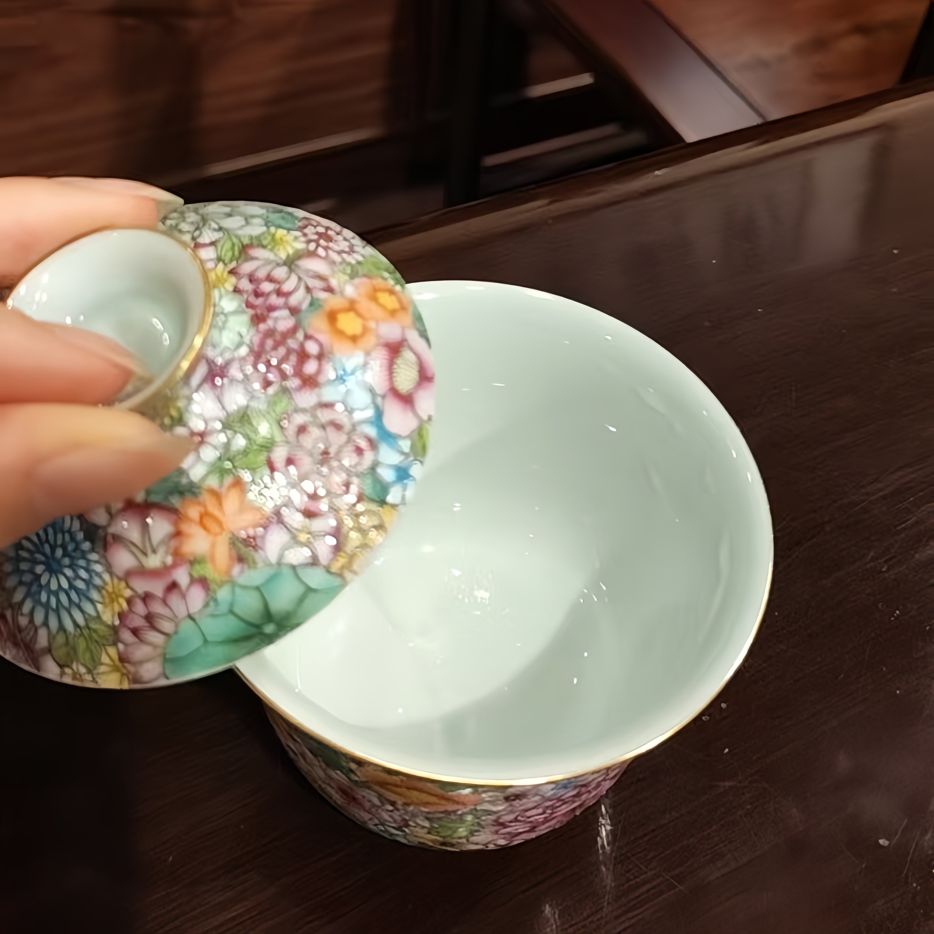 Wan Ju 150cc - Jing De Zhen Porcelain Gaiwan zycschina