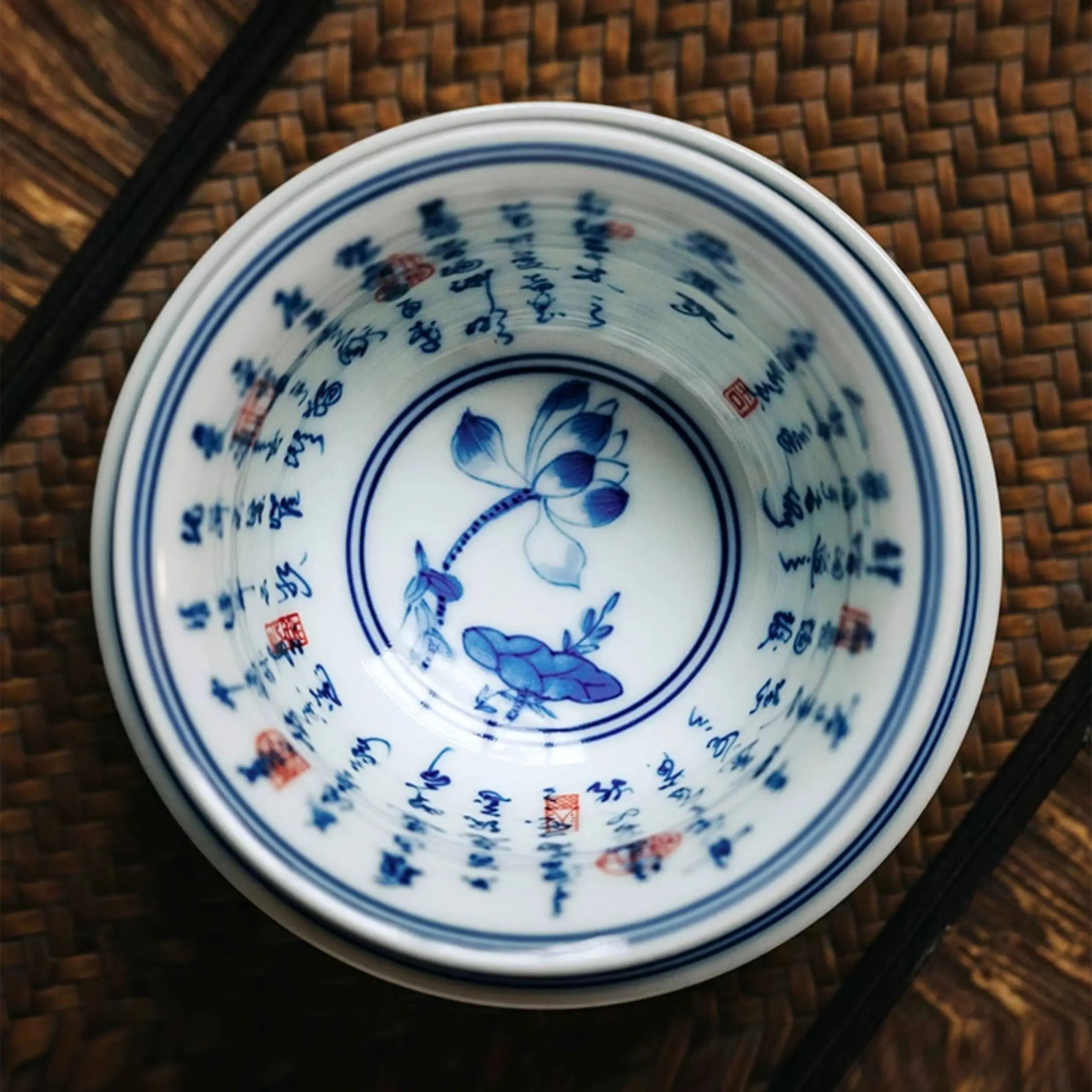 Ai Lian Shuo - Jing De Zhen Porcelain Gaiwan zycschina