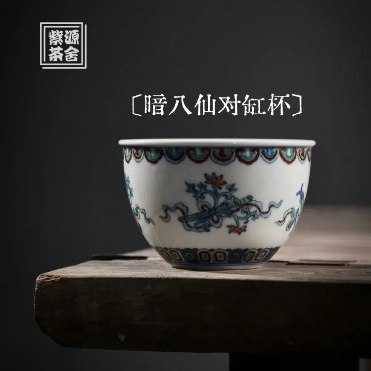 An Ba Xian - Jing De Zhen Porcelain Teacup zycschina