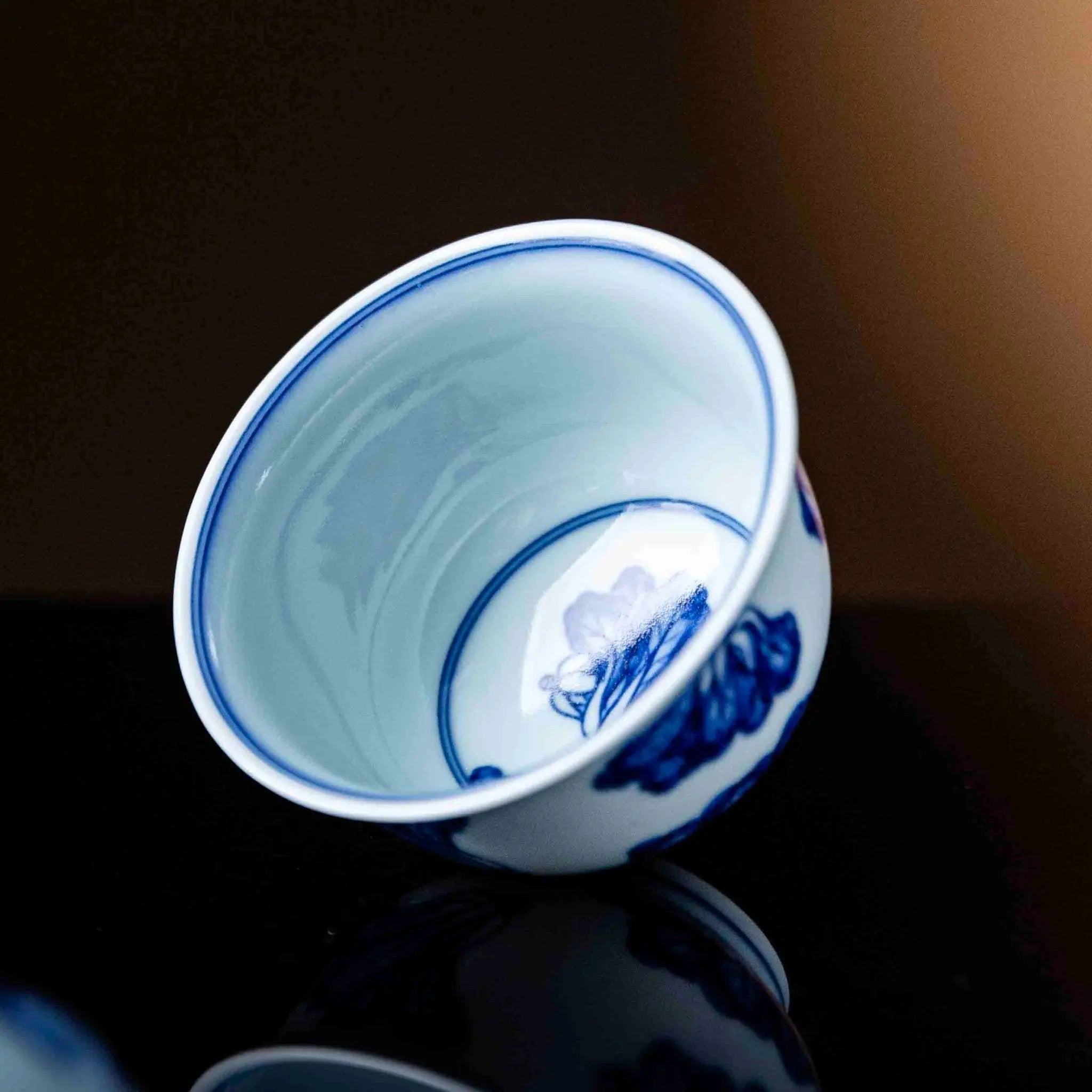 Bai Cai 150cc - Jing De Zhen Porcelain Gaiwan zycschina