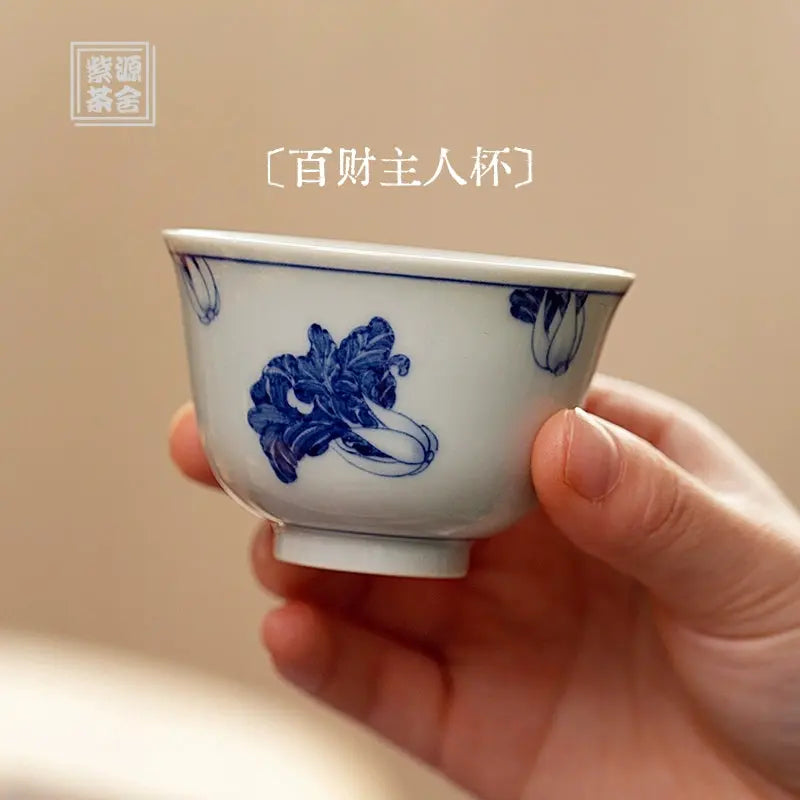 Bai Cai - Jing De Zhen Porcelain Teacup zycschina