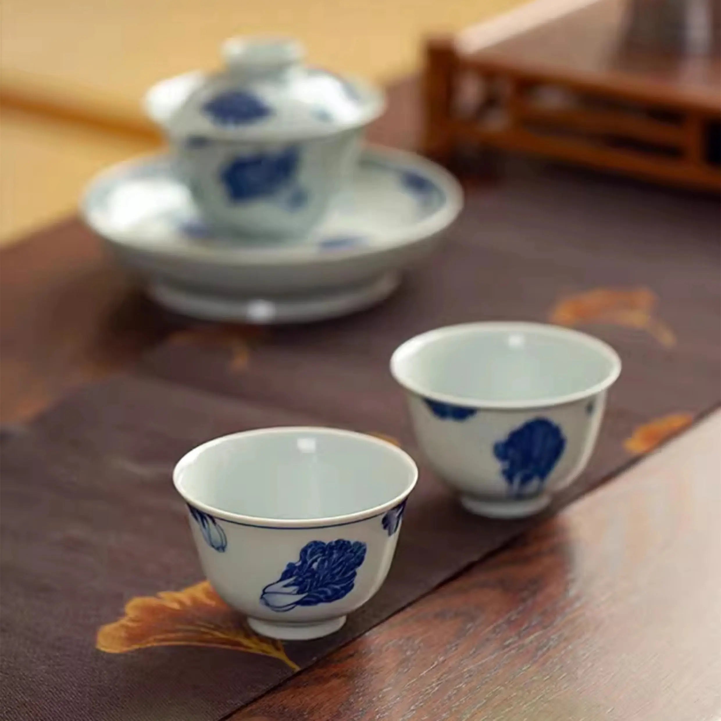Bai Cai - Jing De Zhen Porcelain Teacup zycschina