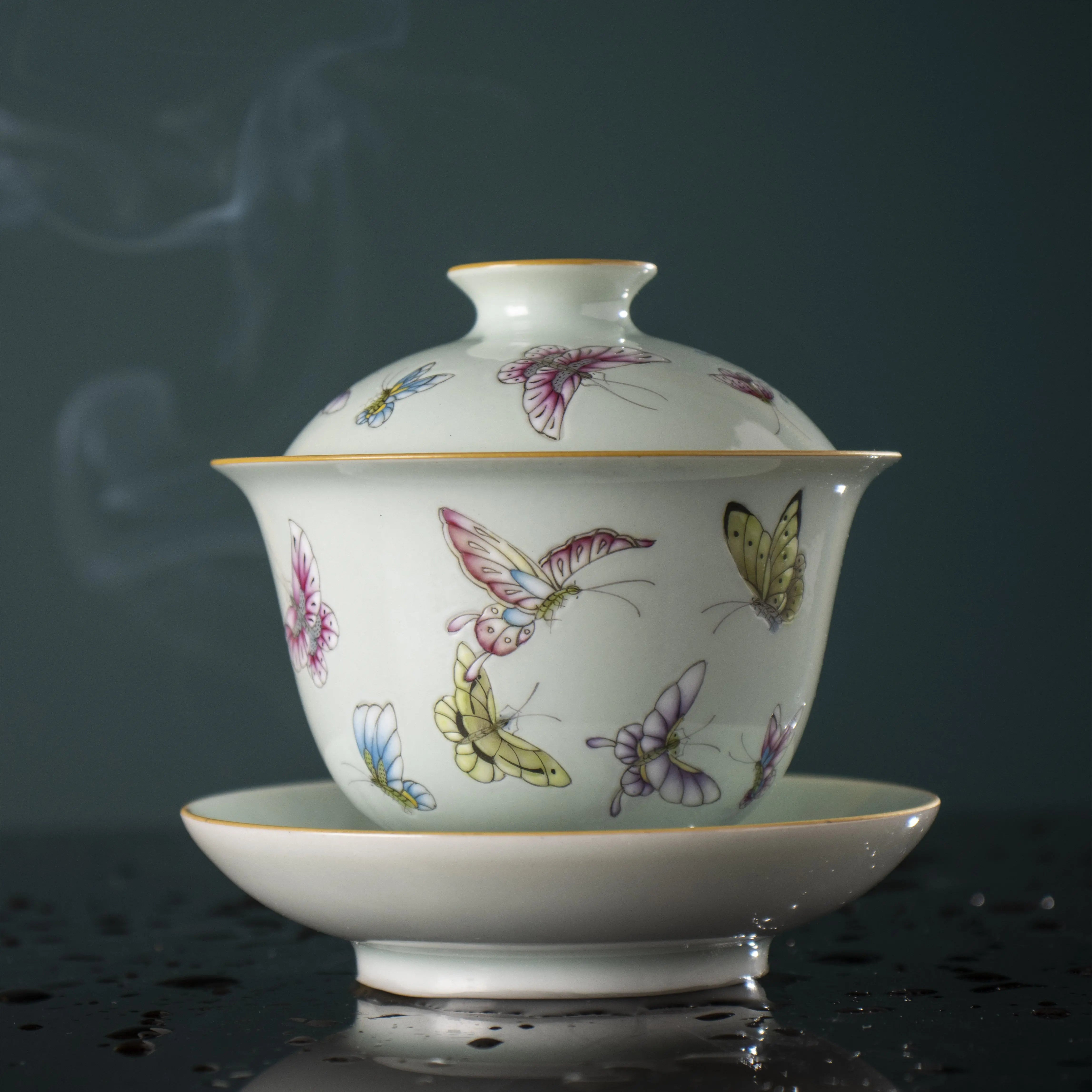 Bai Die - Jing De Zhen Porcelain Gaiwan zycschina