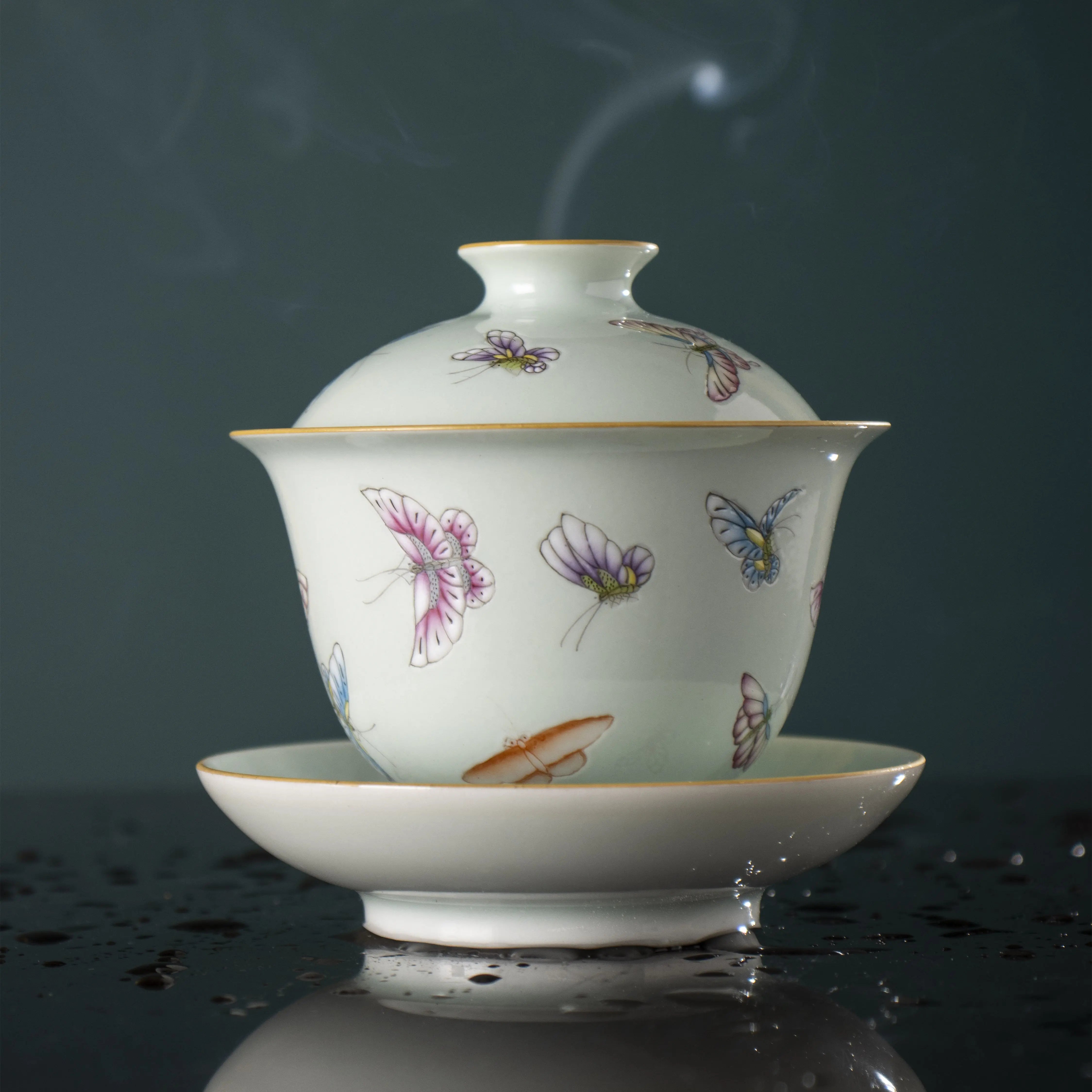 Bai Die - Jing De Zhen Porcelain Gaiwan zycschina