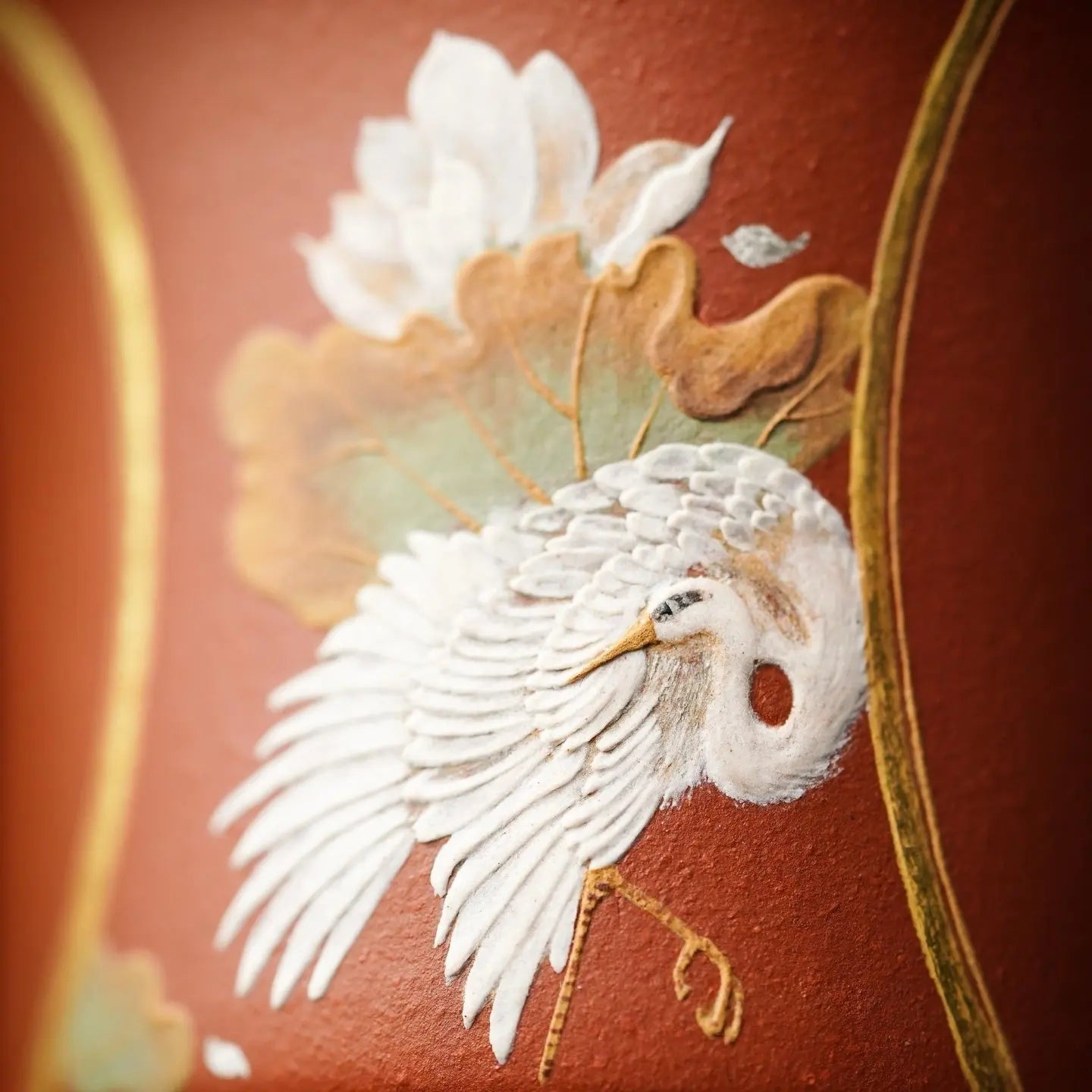 Bai Lu He Hua Bei 100cc - Yixing Handmade Teacup 江苏宜兴