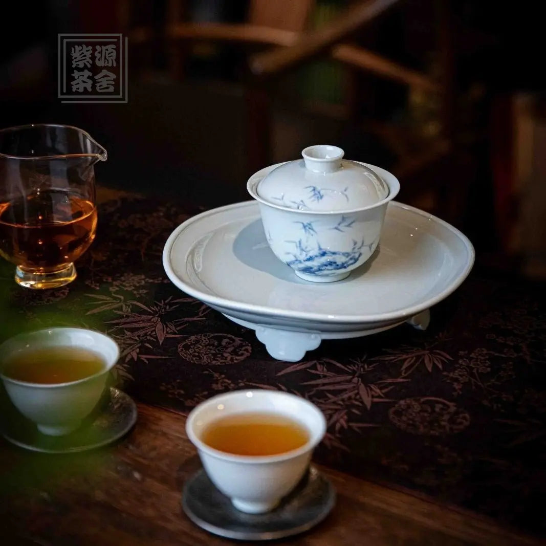 Bai Miao Zhu Wen - Jing De Zhen Porcelain Gaiwan zycschina