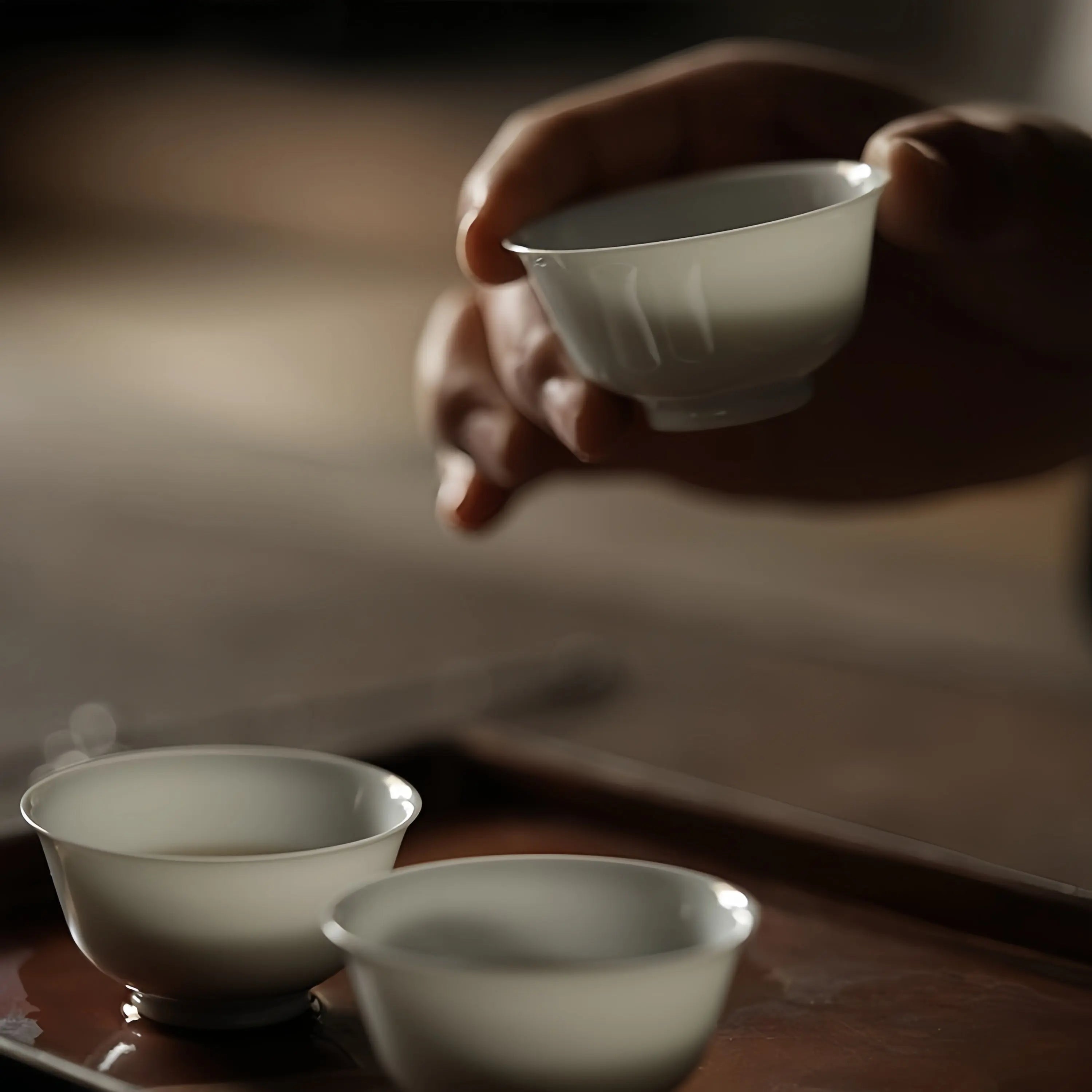 Bai Yi Ling 35cc - Jing De Zhen Porcelain Teacup zycschina