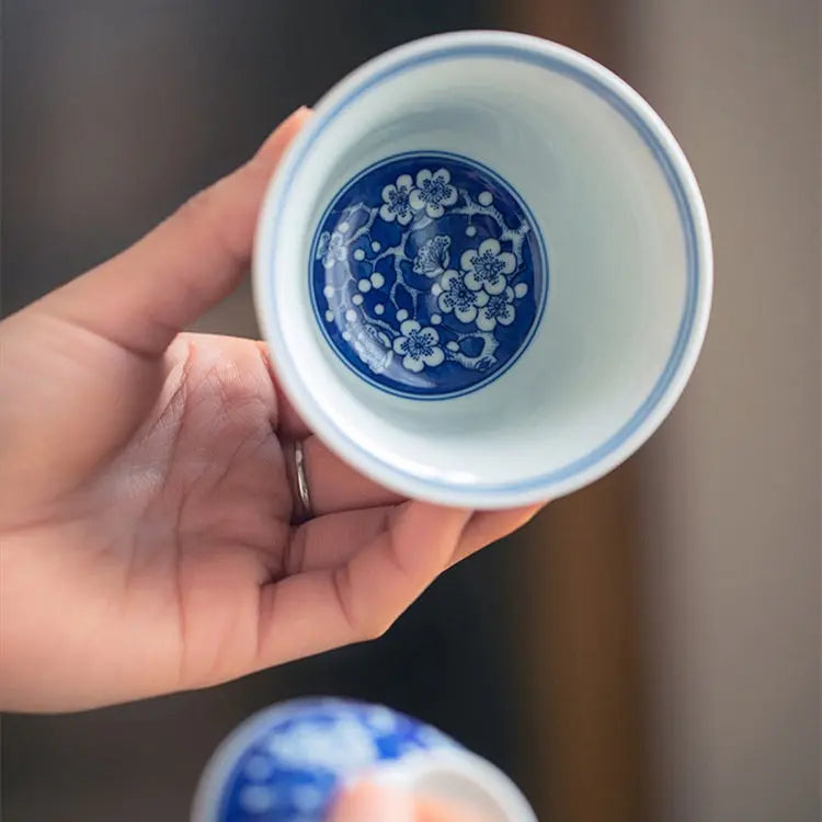 Bing Mei Er Cai- Jing De Zhen Porcelain Gaiwan zycschina