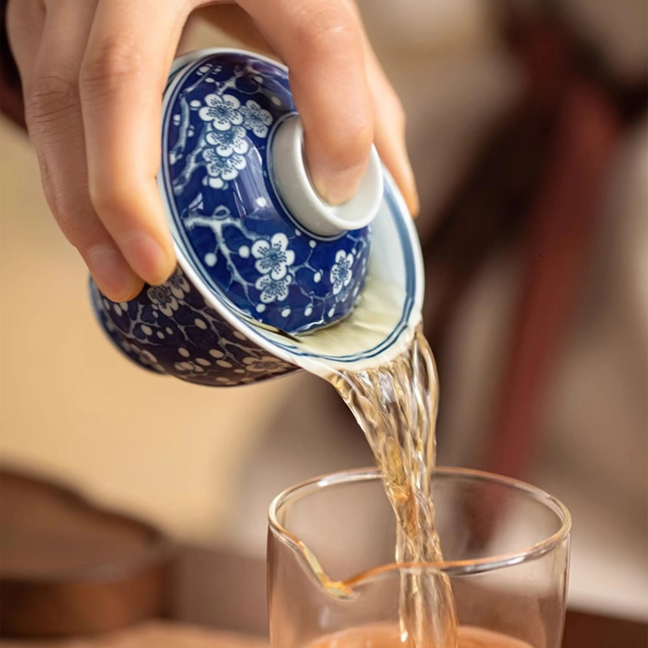 Bing Mei Er Cai- Jing De Zhen Porcelain Gaiwan zycschina