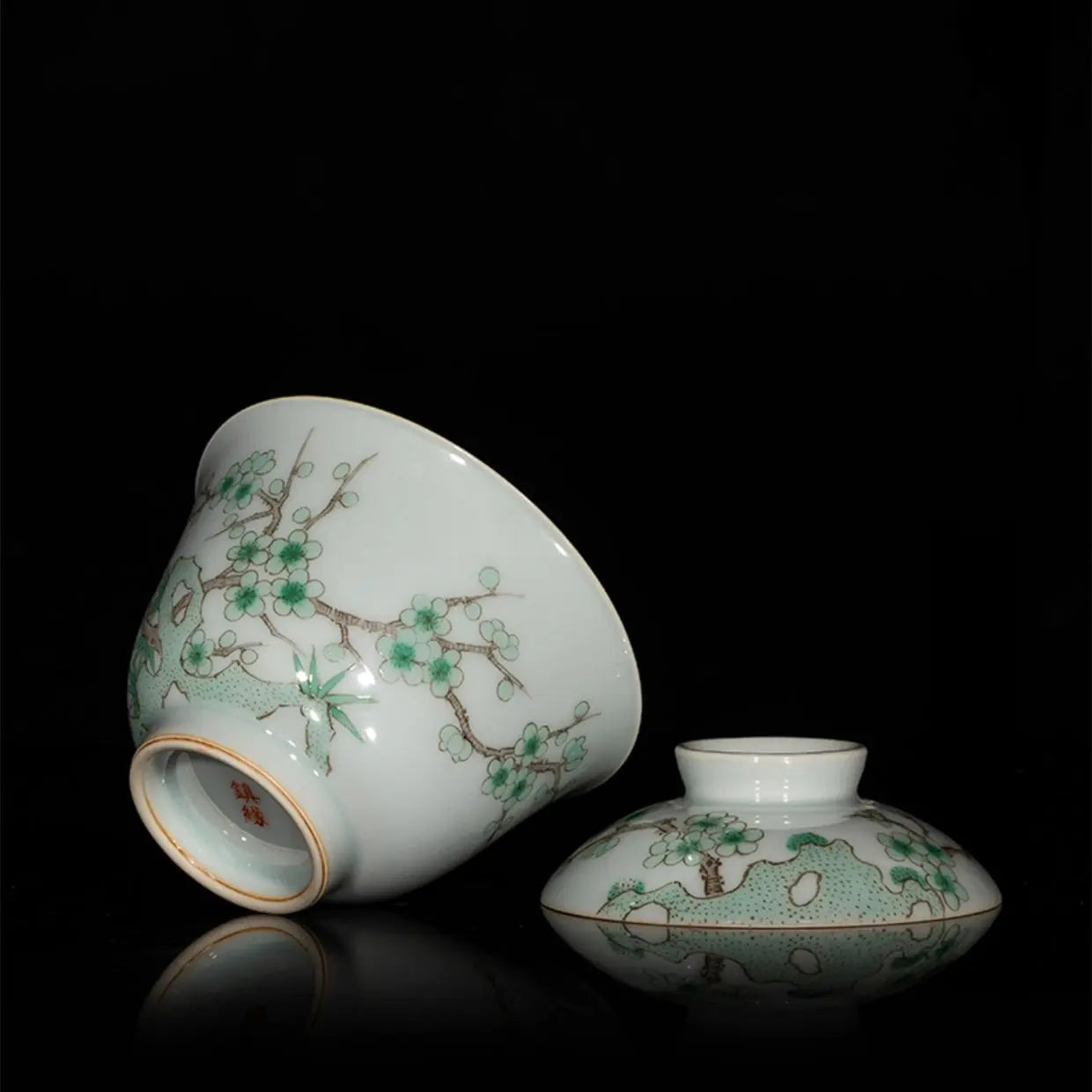Bing Mei - Jing De Zhen Porcelain Gaiwan zycschina
