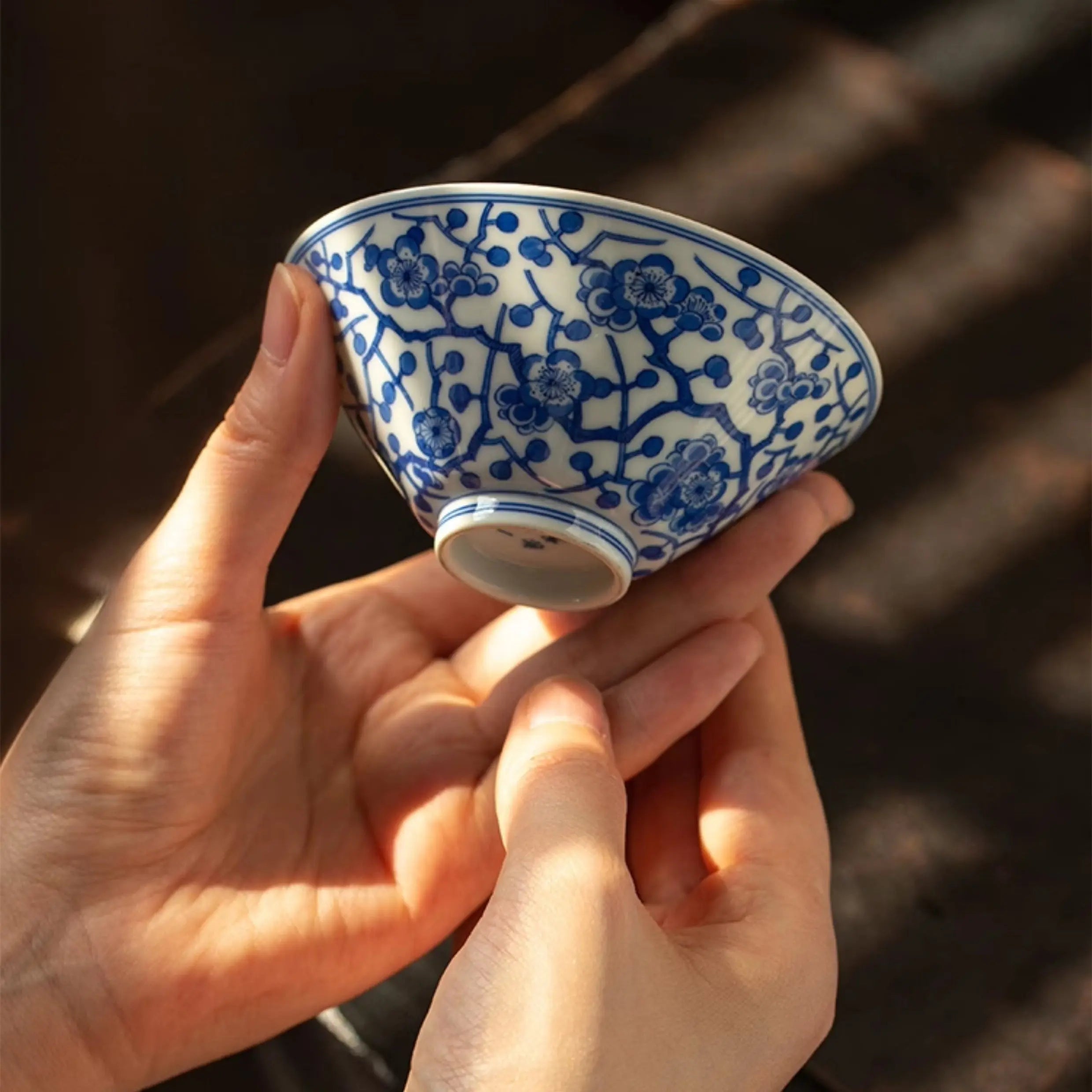 Bing Mei Wen/Mei Hua Man Wen - Jing De Zhen Porcelain Teacup zycschina