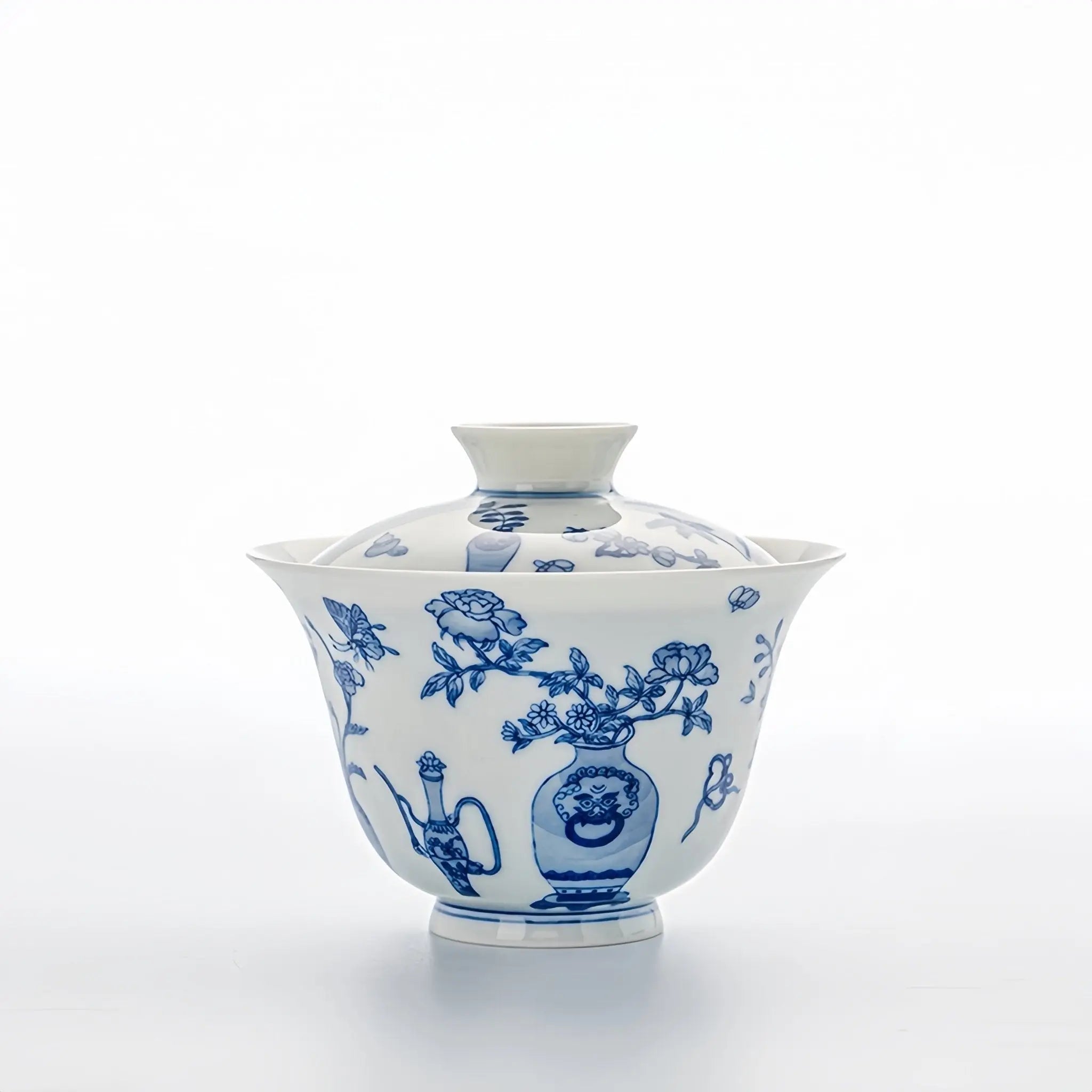 Bo Gu Wen 140cc - Jing De Zhen Porcelain Gaiwan zycschina