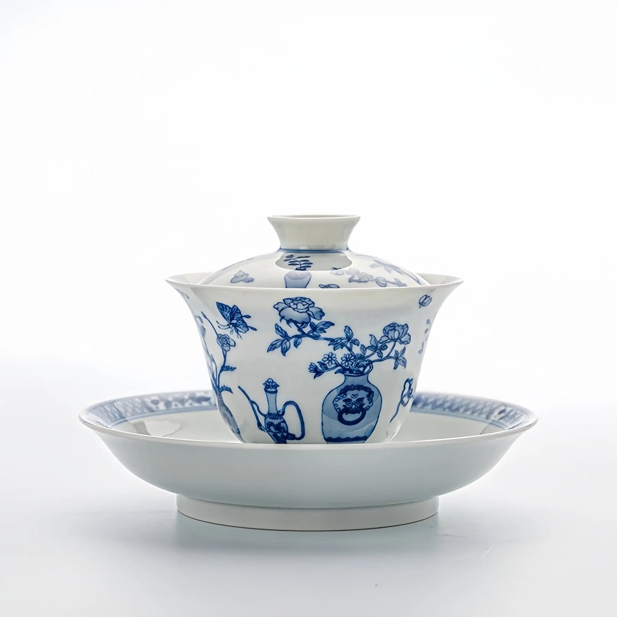 Bo Gu Wen 140cc - Jing De Zhen Porcelain Gaiwan zycschina