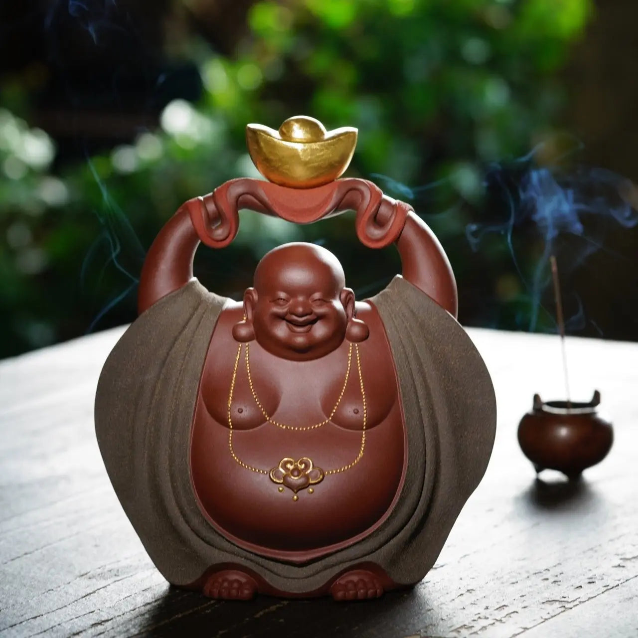 Cai Yuan Guang Jin - Zisha Sculpture 江苏宜兴