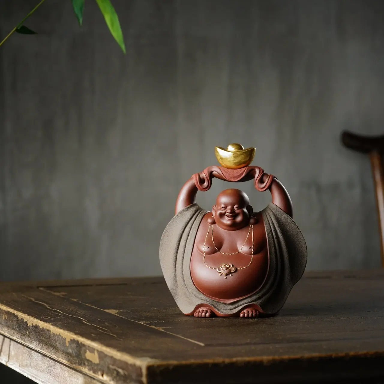 Cai Yuan Guang Jin - Zisha Sculpture 江苏宜兴