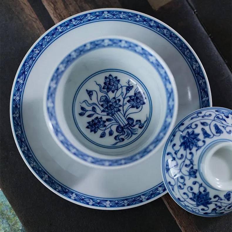 Chan Zhi Lian - Jing De Zhen Porcelain Gaiwan zycschina