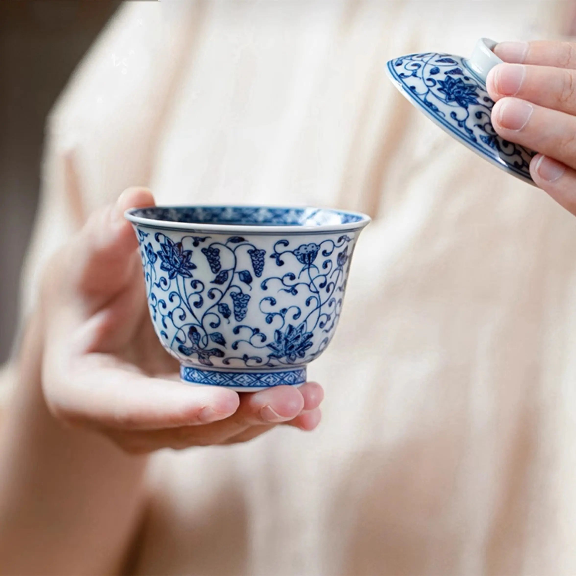 Chan Zhi Lian - Jing De Zhen Porcelain Gaiwan zycschina