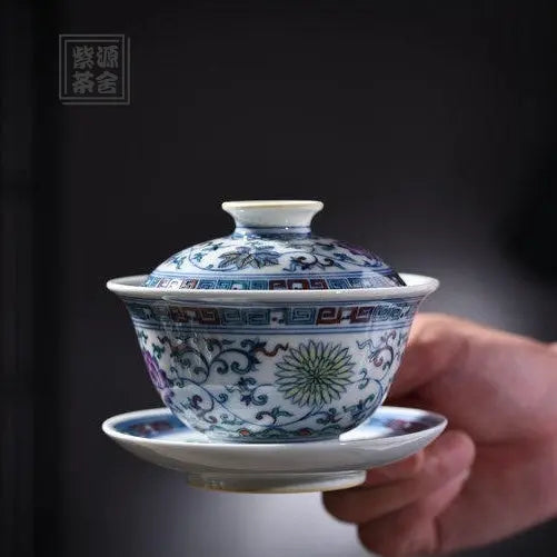 Chan Zhi Lian - Jing De Zhen Porcelain Gaiwan zycschina