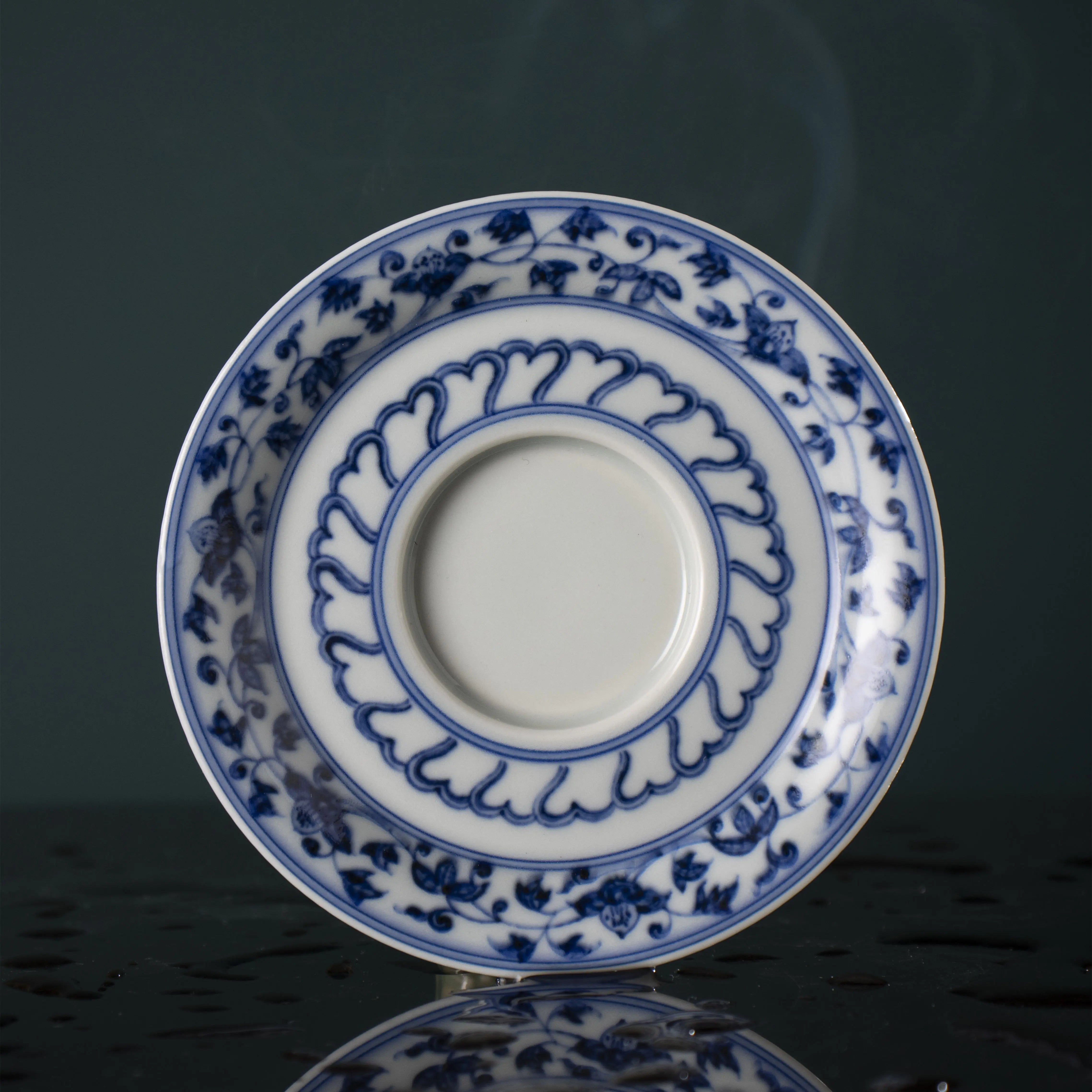 Chan Zhi Mu Dan - Jing De Zhen Porcelain Gaiwan zycschina