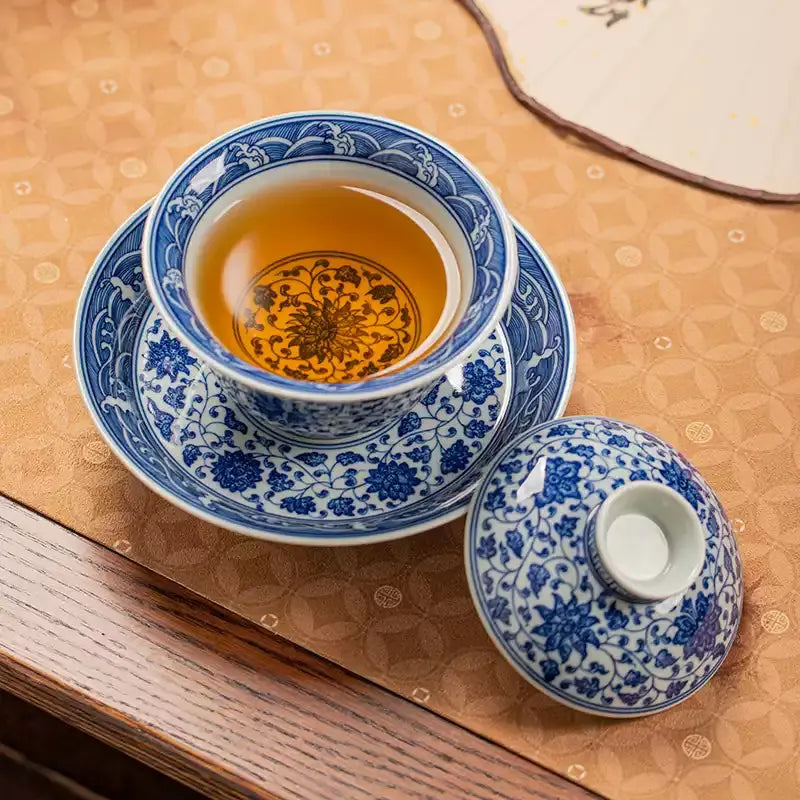Chan Zhi Wen - Jing De Zhen Porcelain Gaiwan zycschina