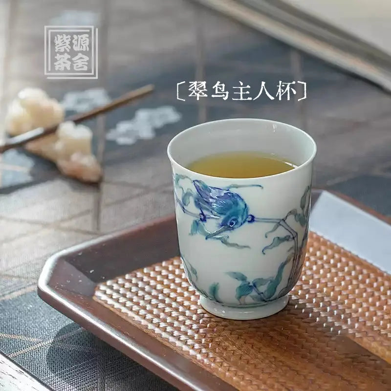 Cui Niao - Jing De Zhen Porcelain Teacup zycschina