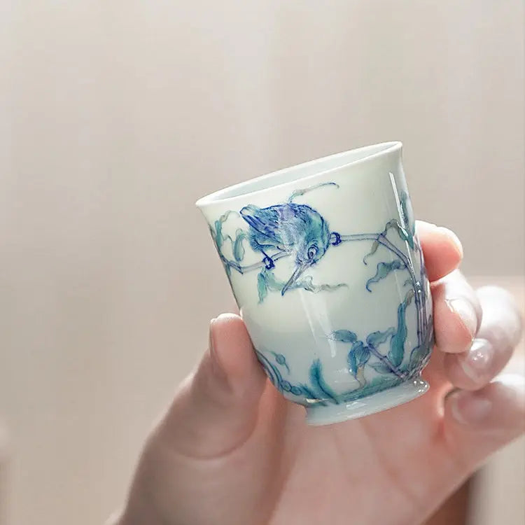 Cui Niao - Jing De Zhen Porcelain Teacup zycschina