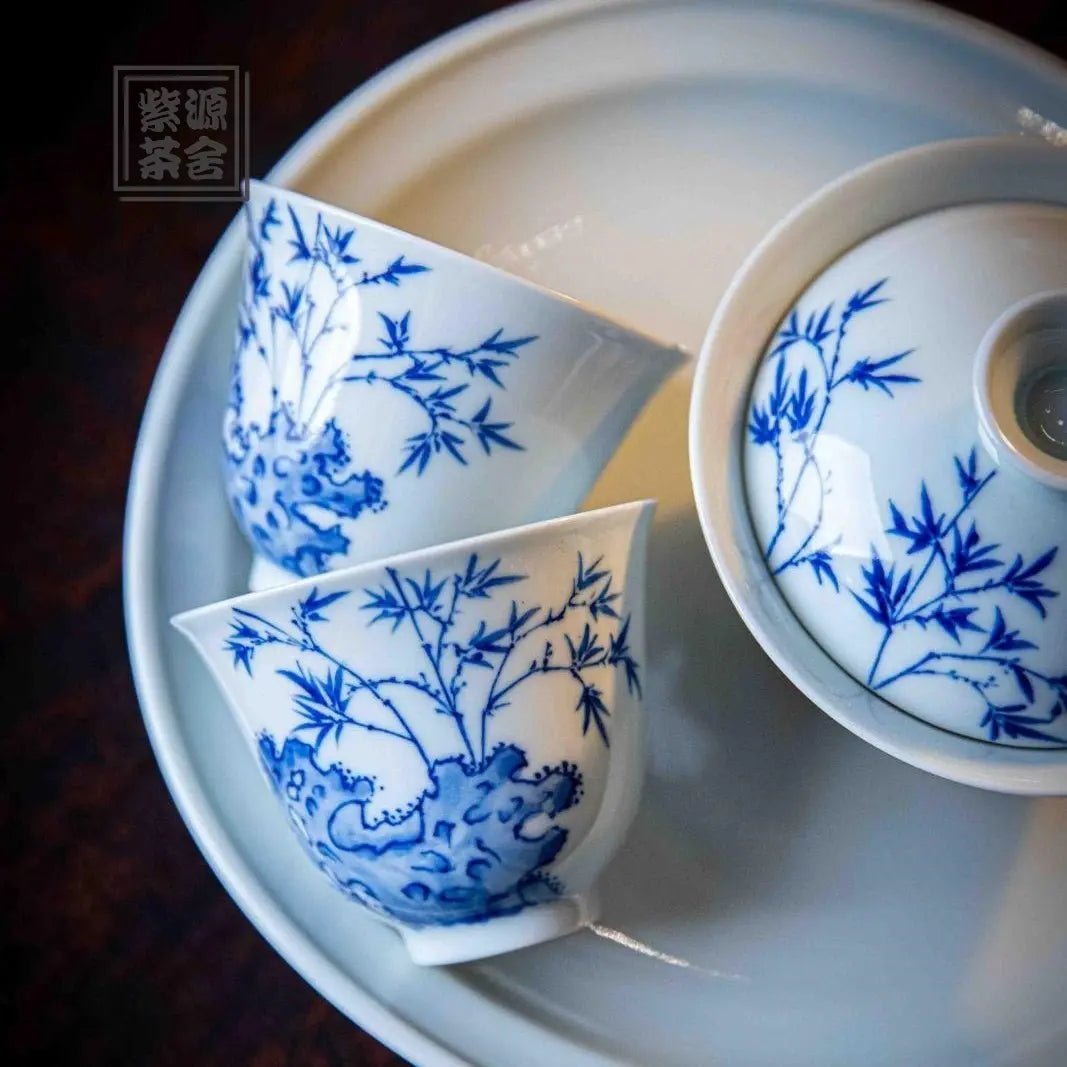 Cui Zhu - Jing De Zhen Porcelain Gaiwan zycschina