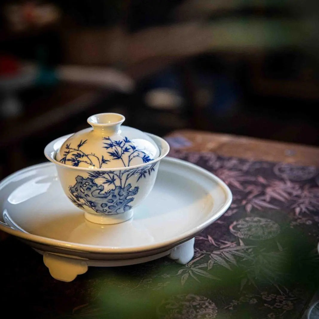 Cui Zhu - Jing De Zhen Porcelain Gaiwan zycschina