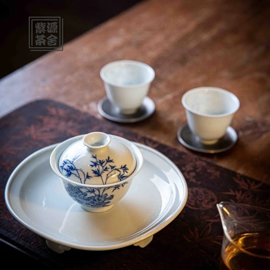 Cui Zhu - Jing De Zhen Porcelain Gaiwan zycschina