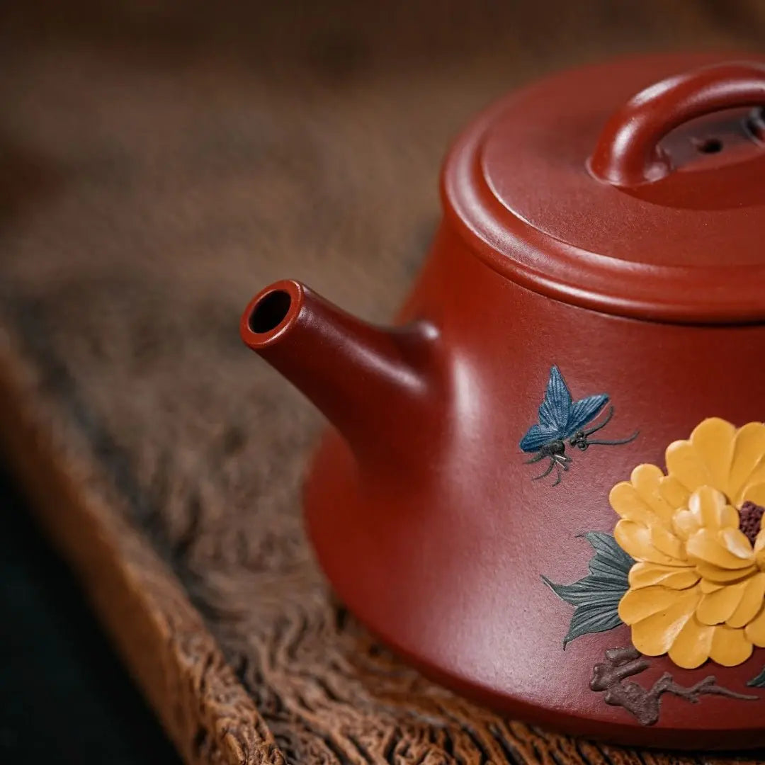 Die Lian Hua 220cc - Yixing Handmade Teapot 江苏宜兴