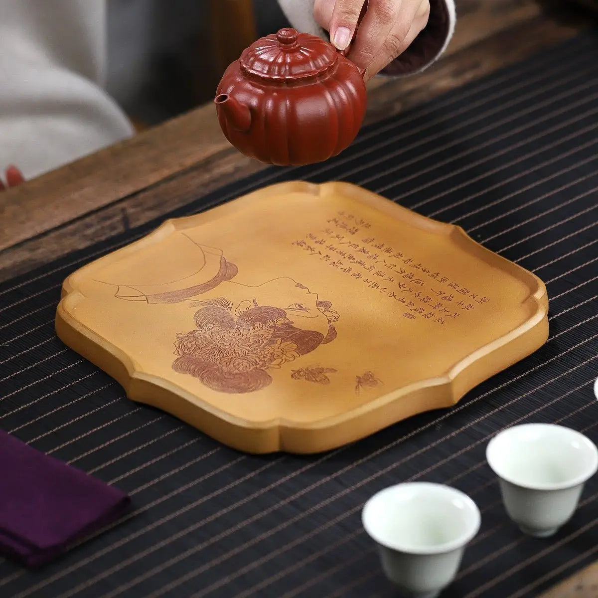 Die Lian Hua - Dry Bubble Tray 江苏宜兴